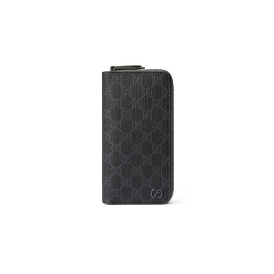 GUCCI BI-COLOR ZIP AROUND WALLET ‎822051FACQC1048 (10*20*2.5cm)